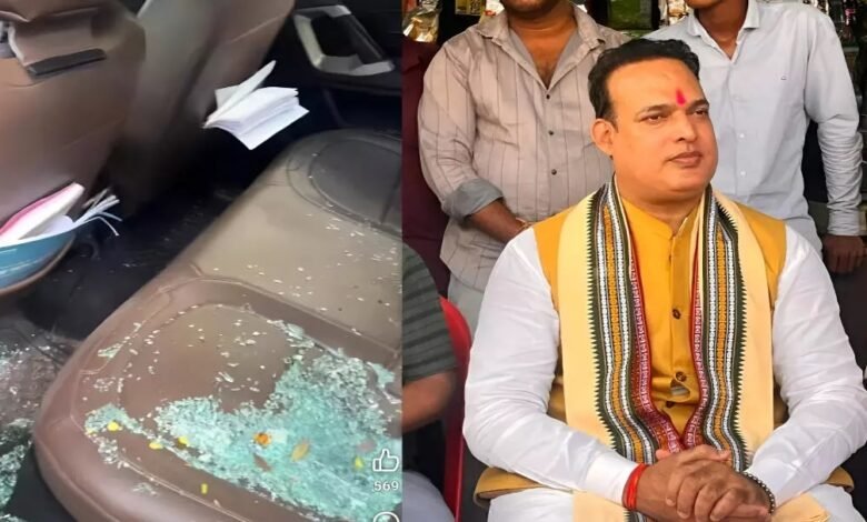 BJP Leader in Raipur: Major theft from BJP leader Gaurishankar Shrivas's parked car...! Watch the video here!