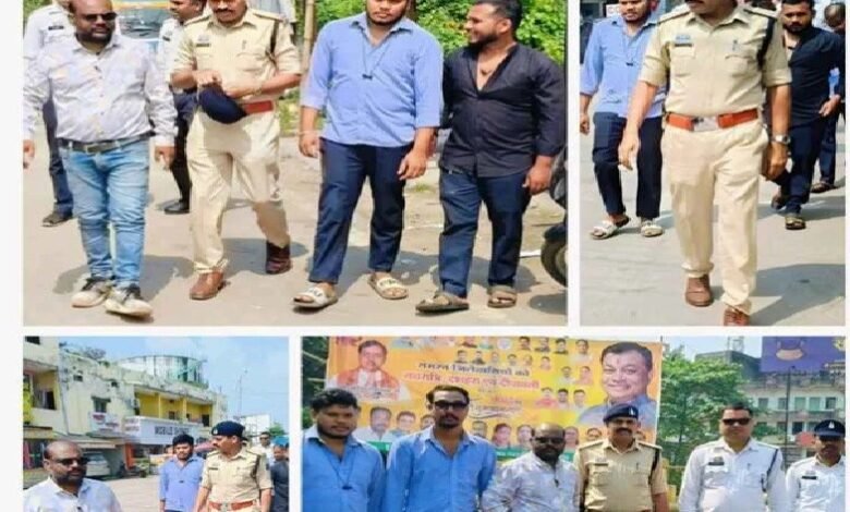Anti-Encroachment Drive: Joint action by Municipal Corporation and Traffic Police to get rid of traffic jams during the festive season