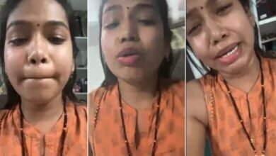 Newly Married Woman Suicide: Sad news… Newly married woman made a video before her death… cut a vein in her hand with a blade… then hanged herself… watch the video here