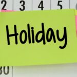 Local Holiday: Changes to local holidays...! The holiday will now be on December 10th instead of October 21st... See the order copy here.