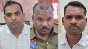 ACB double action in Chhattisgarh: ACB takes double action in Chhattisgarh! Three government employees, including a doctor and an ASI, arrested red-handed while accepting bribes.