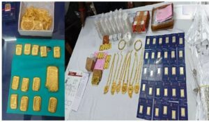 Bilaspur-Itwari Express: A major revelation of gold smuggling on the railways...! Jewellery worth Rs 3.37 crore seized from a suspected passenger.