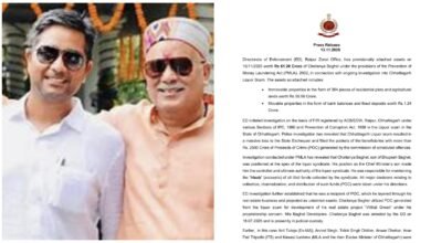 ED's report reveals major revelations... Chaitanya Baghel was at the helm of the liquor syndicate... Assets worth ₹61.20 crore seized