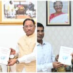 Dr. Santosh Singh: IPS Dr. Santosh Singh's book on United Nations peacekeeping efforts published...! CM presented a copy to Dr. Singh and DGP