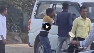 Beating the Driver: Scorpio driver beaten with belt in overtaking dispute on Korba-Champa Main Road