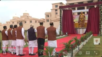 PM Modi unveiled the statue of Bharat Ratna Atal Bihari Vajpayee… and visited the new Assembly building… watch live here