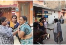 Kali Mata Ward: A woman assaulted a Block Development Officer (BLO) in Raipur over a SIR form... Video goes viral!