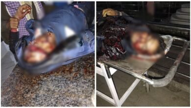 Terrible Road Accident: Two motorcycles collide, two killed after being hit by a truck.