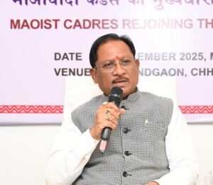 Stop Naxalism: Chhattisgarh has put a stop to Naxalism...! Chief Minister Vishnu Dev Sai makes a historic claim