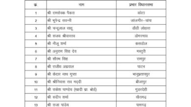 BJP Appointed: Chhattisgarh BJP announces new team...! 36 new assembly and district in-charges appointed...see list here