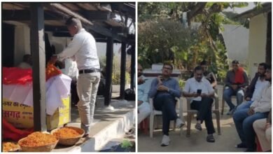 Baghel's Mother Funeral: Amit Baghel arrived at his mother's funeral accompanied by police... Watch the video here