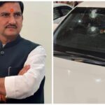 Minister involved in car accident: Union Minister of State Tokhan Sahu's car met with an accident...the car's windshield was broken.