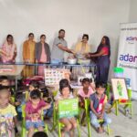 Adani Foundation: An initiative by Adani Foundation...! 18 Anganwadi centers in five Gram Panchayats received essential supplies.