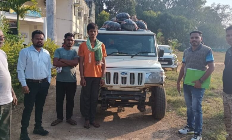 Illegal Paddy Seized: Major action against illegal paddy transportation...! 94 quintals of paddy seized in Kabirdham district