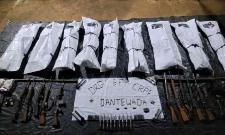 Bijapur Encounter Update: Four more bodies found in search operation...! The number of Maoists killed in the encounter rises to 16.