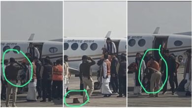 Viral Video: Baba Bageshwar's welcome sparks controversy...! SSP takes action after video goes viral... Station in-charge transferred to reserve duty.