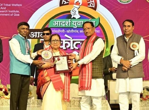 Folk Festival: Chief Minister Vishnu Deo Sai honored tribal pride and culture at the Adi Lokotsav festival in Goa.