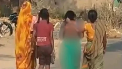Violence Against Women: Punishment for a love affair...! Woman stripped half-naked and paraded through the village... 3 arrested... Watch VIDEO here.