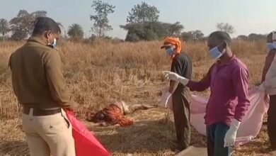 Decomposed Body: Sensation in Durg district...! The decomposed body of an unknown woman found in a field.