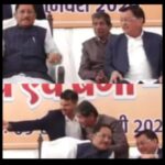 Goura Puja: Internal conflict exposed in Korba BJP...! Senior tribal leader Nankiram Kanwar ignored on stage... CM's PSO takes charge.