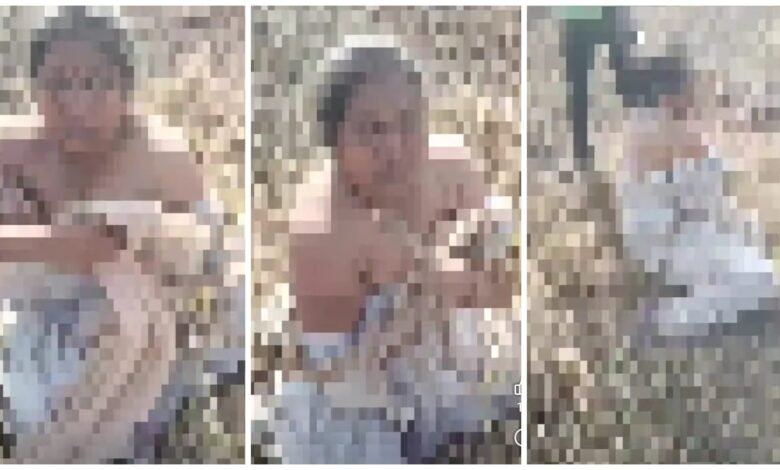 Jindal Coal Protest: The violent face of the Tamnar incident...! The mob tore the clothes of a female police officer...the victim kept pleading for mercy with folded hands...Watch the video here.