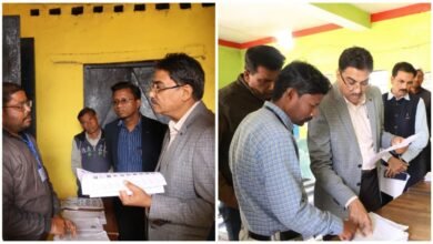Voter List Review: Divisional Commissioner Sunil Jain conducted a thorough inspection of polling centers in Korba assembly constituency...! He also reviewed polling stations in Pali-Tanakhara and Katghora.