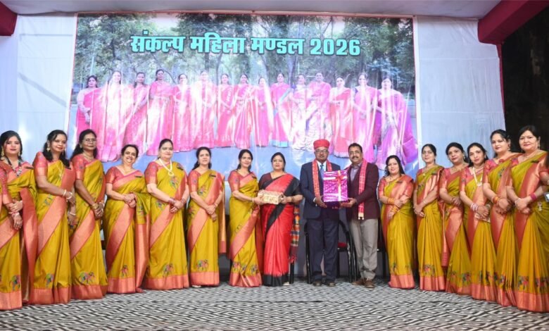 Sankalp Mahila Mandal: The Anand Mela at Hasdeo Thermal Power Plant was a grand success...! A tableau depicting 'Mini Rajasthan' was showcased... and the greetings of "Ram Ram Sa" echoed throughout.