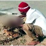 Newborn Baby Death: This will shake humanity...! Helpless father performs last rites of his newborn child on the roadside... Watch the VIDEO here.