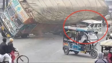 Overloading Truck Accident: Overloading proves fatal…! Bolero driver meets a tragic death… Watch the deadly VIDEO here.