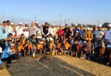 Cricket Tournament: Kanki wins the Community First Cricket Tournament! An exciting contest between teams from 24 villages... Vaibhav Patel is the man of the match.