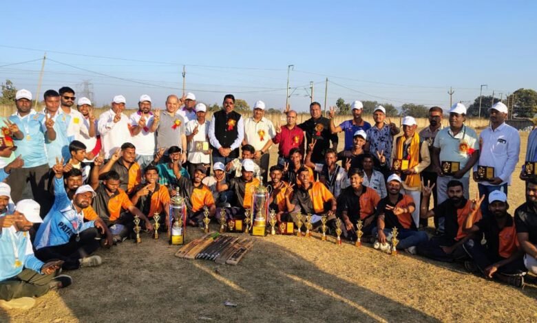 Cricket Tournament: Kanki wins the Community First Cricket Tournament! An exciting contest between teams from 24 villages... Vaibhav Patel is the man of the match.