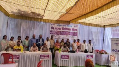 Adani Foundation: Adani Foundation's initiative in Korba...! Community development gets a new direction... Education, health and safety strengthened through 'Community First'... Video