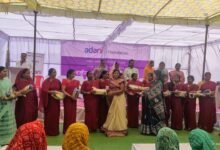 Adani Foundation honored 600 women in Korba...! A grand celebration took place in Patadi village on International Women's Day.