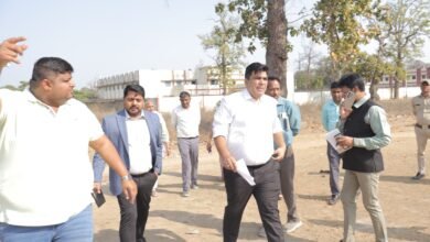 Smart City: An initiative to streamline and modernize Korba...! Collector inspects development works