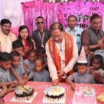 Bal Ashram Ballia: Vishnudev Sai celebrated his 62nd birthday with his children...! Called his smile his greatest gift...see photos here