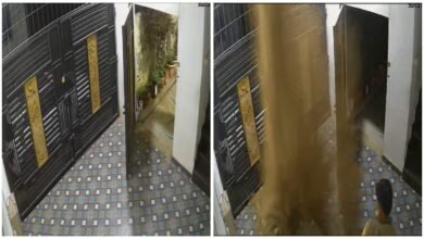 Boring Blast: Panic grips the area as underground boring pipe bursts...! Water and mud gushed out after a loud explosion... The homeowner narrowly escaped... Watch the video here.