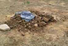 BALOD: Discovery of occult material at the burial site of an innocent child causes commotion, suspicion of tampering, investigation intensified