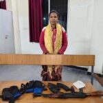 Female Naxalite Surrenders: A female Naxalite surrenders in Kanker! An AK-47 recovered from a woman carrying a reward of ₹8 lakh.