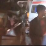 A horrific road accident on National Highway 719... Four people died on the spot... Watch the video here.