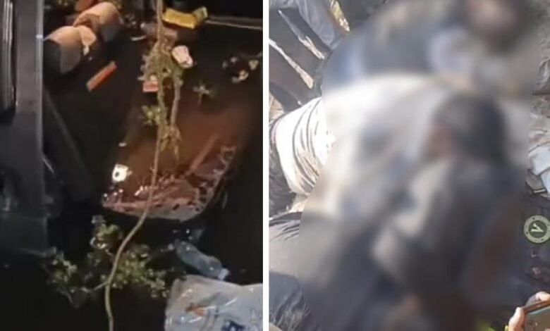 Road Accident: Speeding proved fatal...! Four members of the same family died...third major accident in 15 days...watch the video here