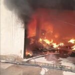 Fire: Massive fire breaks out at Gajmohini Apartments in Bilaspur…! Goods worth lakhs destroyed… watch the video here