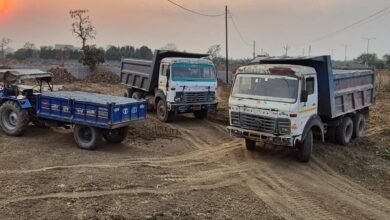 Mining Action: Major crackdown on the mining mafia in Bilaspur! 14 vehicles seized—ranging from JCBs to Hyvas.
