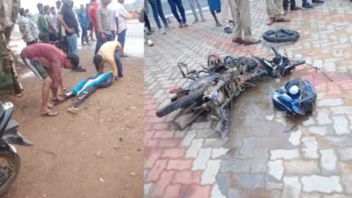 Bastar Road Accident: VIP Convoy's Speed ​​Proves Fatal...! 2 Youths Dead... Watch the Full Incident, Captured on CCTV, Here.