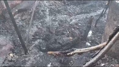 Temple Fire: Fire Rages at Giroudpuri Dham Early This Morning...! Everything—From Offerings to Clothing—Reduced to Ashes... Watch VIDEO Here