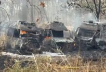 Fire in Hospital: A massive fire broke out in the Korba District Medical College Hospital campus...! Half a dozen condemned ambulances burned to ashes.