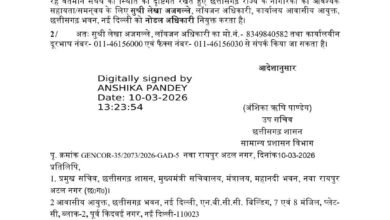 Nodal Officer: Chhattisgarh government on alert amid West Asia conflict! Lekha Ajgalle appointed as nodal officer...government releases helpline number