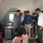 Collector's Inspection: The Collector's applause boosted their morale! Children in Anganwadi recited the ABCs... watch the video here.