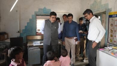 Collector's Inspection: The Collector's applause boosted their morale! Children in Anganwadi recited the ABCs... watch the video here.