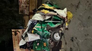 Road Accident: The Speed ​​of Death in Gwalior...! Scorpio Crushes Auto-Rickshaw... 5 Die a Tragic Death... Watch VIDEO Here