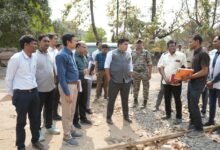 Notice Issued: Collector Kunal Dudawat inspected the ongoing works...Instructions to issue notice to the contractor for negligence